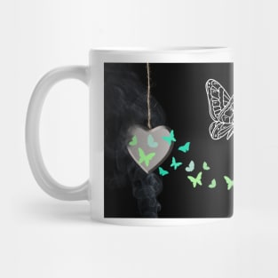 butterflies in my heart Mug